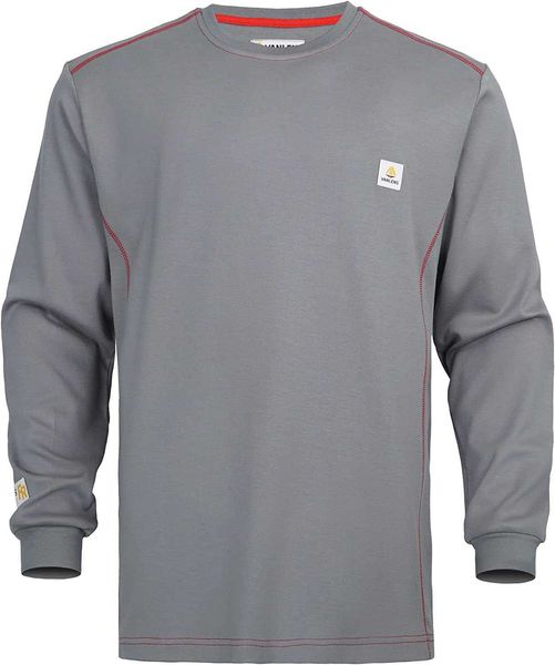cat2/hrc2 vanlens fr shirts for men 6.5oz lightweight fire resistant shirts for men long sleeve crewneck t-shirt p0uq, White;black
cat2/hrc2 vanlens fr shirts for men 6.5oz lightweight fire resistant shirts for men long sleeve crewneck t-shirt p0uq, White;black