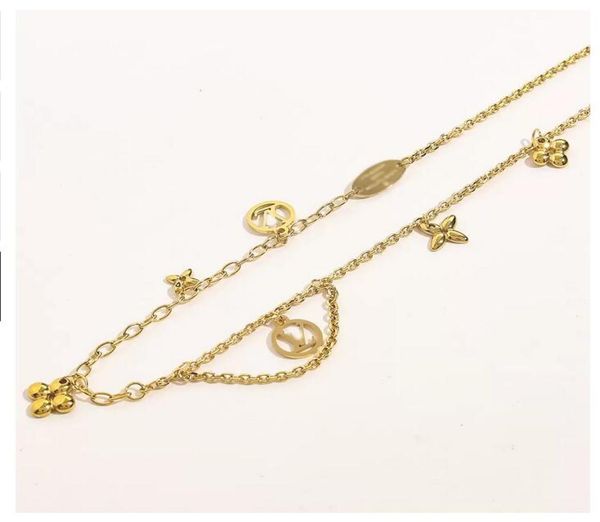 never fading 14k gold plated brand designer pendants necklaces luxury stainless steel letters choker pendant necklace beads chain 5705734, Silver
never fading 14k gold plated brand designer pendants necklaces luxury stainless steel letters choker pendant necklace beads chain 5705734, Silver