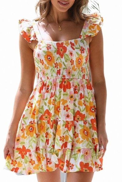 multicolor ruffled shirred sleeveless high rise floral mini dress j1bx#, Black;pink
multicolor ruffled shirred sleeveless high rise floral mini dress j1bx#, Black;pink