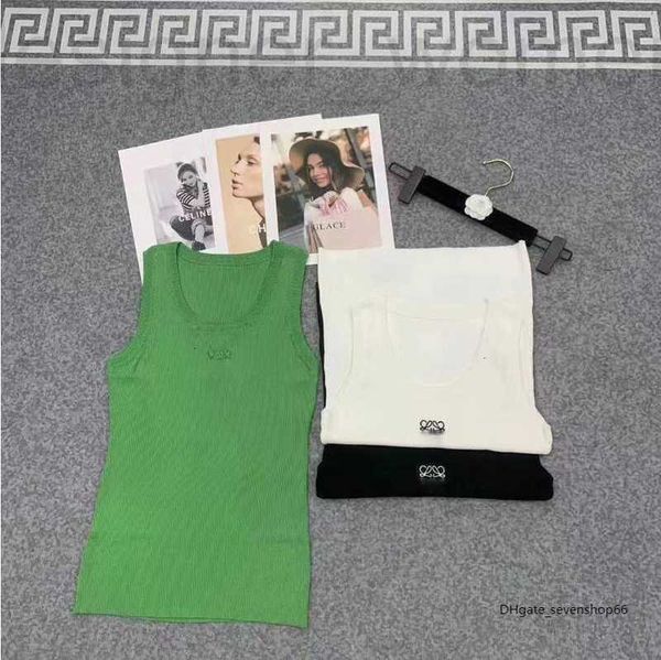 women's t-shirt designer 2023 women tank t shirt knits tee embroidery knitted vest sport breathable cotton yoga yz 8rxb, White 
women's t-shirt designer 2023 women tank t shirt knits tee embroidery knitted vest sport breathable cotton yoga yz 8rxb, White