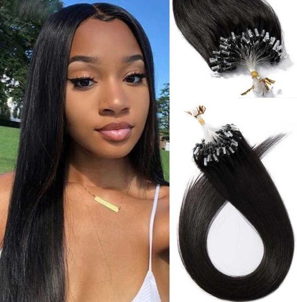 silky straight brazilian mirco ring human hair extensions 1gstrands natural color for women4490347, Black
silky straight brazilian mirco ring human hair extensions 1gstrands natural color for women4490347, Black
