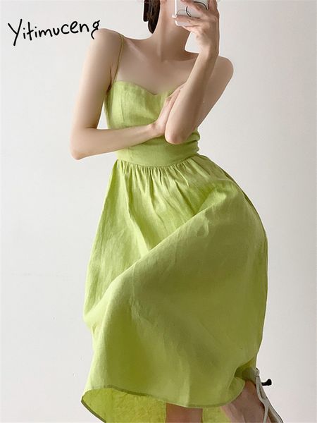 casual dresses party yitimuceng solid strapless for women summer sleeveless backless midi high waisted a line 230517, Black;gray
casual dresses party yitimuceng solid strapless for women summer sleeveless backless midi high waisted a line 230517, Black;gray