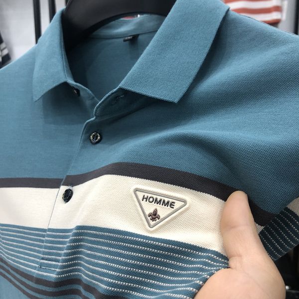 men's polos stripe polo shirts men cotton short sleeve tshirt casual lapel 2023 summer fashion clothes embroidery graphic 230517, White;black
men's polos stripe polo shirts men cotton short sleeve tshirt casual lapel 2023 summer fashion clothes embroidery graphic 230517, White;black