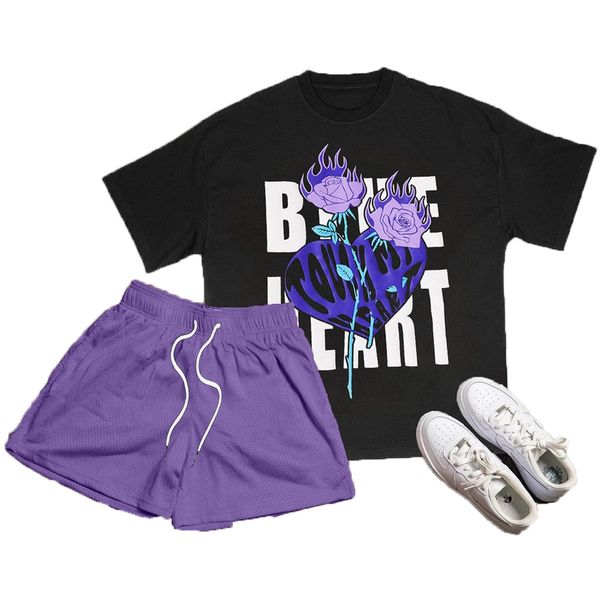 mens tracksuits clothing summer print street daily outdoor tshirt shorts twopiece beach outfit casual loose fitting 230516, Gray
mens tracksuits clothing summer print street daily outdoor tshirt shorts twopiece beach outfit casual loose fitting 230516, Gray