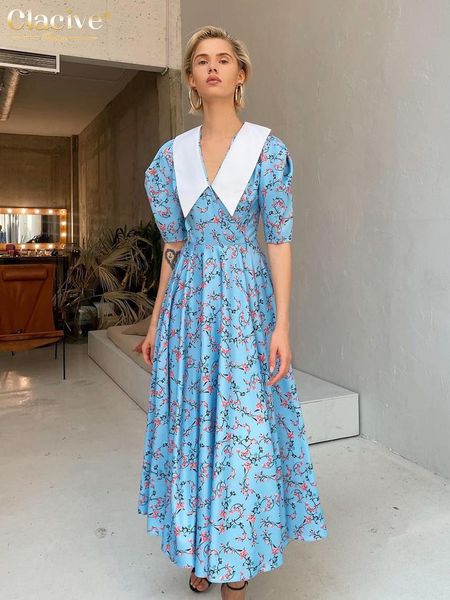 dresses clacive fashion flower print women dresses 2023 elegant lapel short sleeve high waist office anklelength dress female clothing, Black;gray
dresses clacive fashion flower print women dresses 2023 elegant lapel short sleeve high waist office anklelength dress female clothing, Black;gray