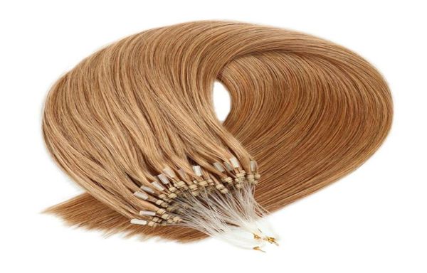 12 light gold brown straight micro ring bead extensions remy human hair loop link hair extension8126204, Black
12 light gold brown straight micro ring bead extensions remy human hair loop link hair extension8126204, Black