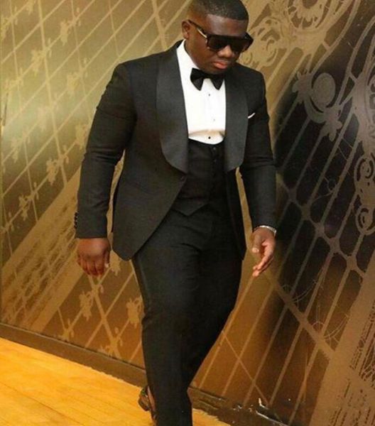 new one button black groom tuxedos shawl lapel groomsmen man suits mens wedding suits jacketpantsvesttie 836820004, Black;gray
new one button black groom tuxedos shawl lapel groomsmen man suits mens wedding suits jacketpantsvesttie 836820004, Black;gray