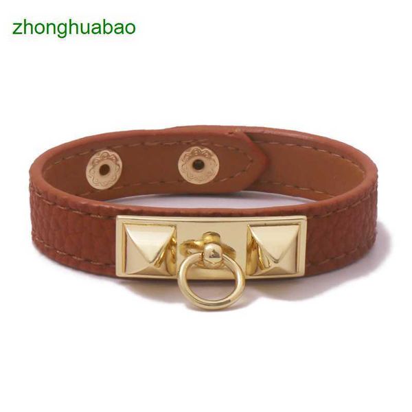 hemres designer bracelet 56leather single loop pu leather personalized punk square bead rivet fashion couple bracelet, Black
hemres designer bracelet 56leather single loop pu leather personalized punk square bead rivet fashion couple bracelet, Black