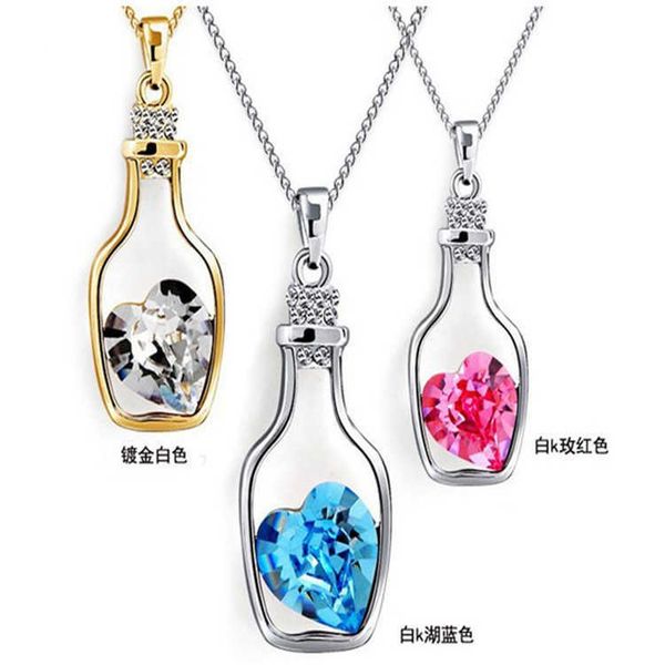 jewelry pendant necklace spring fashion popular commuter crystal necklace trend natural alloy electroplated diamond drifting bottle pendant, Black
jewelry pendant necklace spring fashion popular commuter crystal necklace trend natural alloy electroplated diamond drifting bottle pendant, Black
