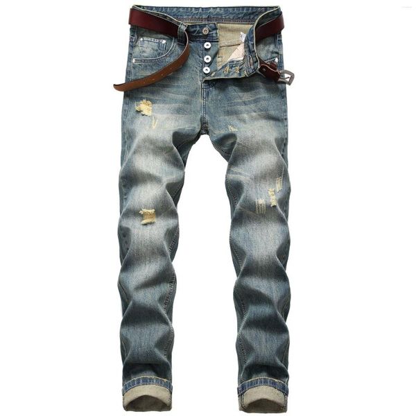 men's jeans spring summer 2023 mens casual vintage wash denim trouser men stretch solid slim fit male street skinny pant, Blue
men's jeans spring summer 2023 mens casual vintage wash denim trouser men stretch solid slim fit male street skinny pant, Blue