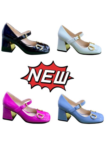 designer dress shoes women classic leather thick heel high heels fashion square metal buckle women high heeled shoe large with box, Black
designer dress shoes women classic leather thick heel high heels fashion square metal buckle women high heeled shoe large with box, Black