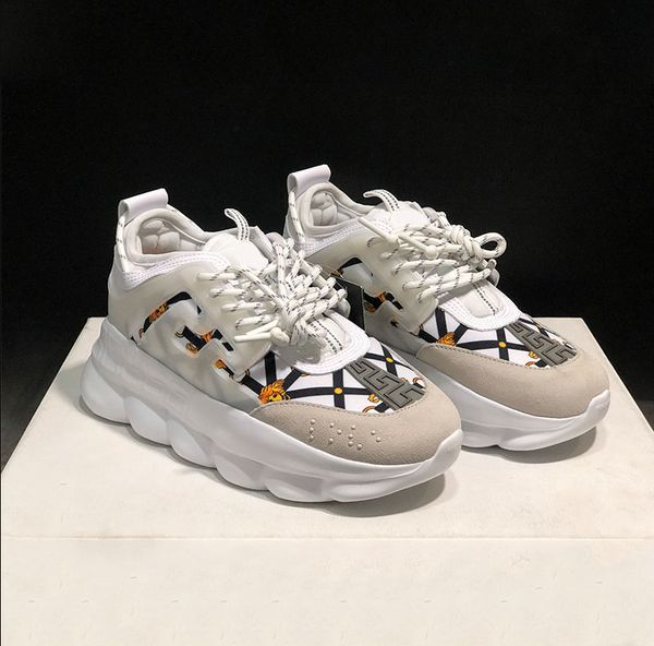 luxury designer casual shoes chain reaction wild jewels chain link trainer running shoes sneakers eur 36-46 rg36, Black
luxury designer casual shoes chain reaction wild jewels chain link trainer running shoes sneakers eur 36-46 rg36, Black