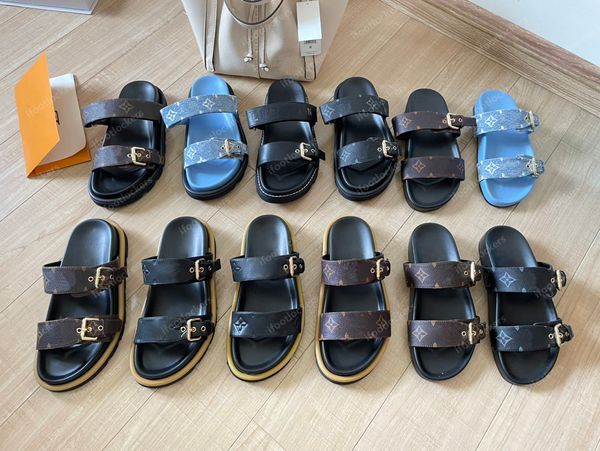 bom dia flat mule 1a3r5m cool effortlessly stylish slides 2 straps with adjusted gold buckles women summer slippers, Black
bom dia flat mule 1a3r5m cool effortlessly stylish slides 2 straps with adjusted gold buckles women summer slippers, Black