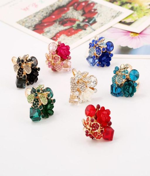 wholeeuropean and american jewelry colorful crystal gemstone opening ring personalized fashion hypoallergenic resin flower ri9523186, Golden;silver
wholeeuropean and american jewelry colorful crystal gemstone opening ring personalized fashion hypoallergenic resin flower ri9523186, Golden;silver