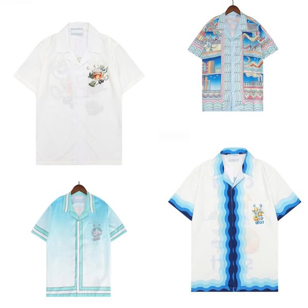 men's casa ss22 new pattern printed short sleeve shirt summer street design style casual loose collar single breasted breathable size, White;black
men's casa ss22 new pattern printed short sleeve shirt summer street design style casual loose collar single breasted breathable size, White;black