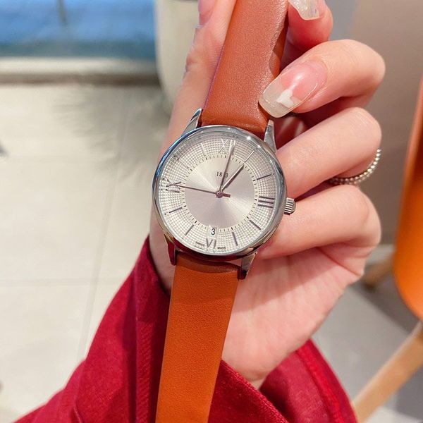 fashion lady watch brand luxury women designer watches 30mm leather strap wristwatch for womens mother's valentine's day gift wate, Slivery;brown
fashion lady watch brand luxury women designer watches 30mm leather strap wristwatch for womens mother's valentine's day gift wate, Slivery;brown
