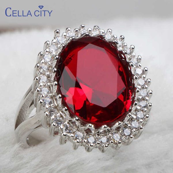 band rings cellity silver 925 jewelry geometry ruby ring for women large oval gemstones cessory trendy anniversary gifts size6 7 8 9 10 j230
band rings cellity silver 925 jewelry geometry ruby ring for women large oval gemstones cessory trendy anniversary gifts size6 7 8 9 10 j230
