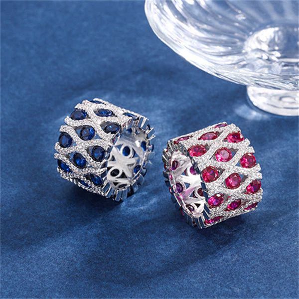band rings qtt rings hollow out silver color rings for women red blue cubic zirconiawedding trendy jewelry rings cessories j230517
band rings qtt rings hollow out silver color rings for women red blue cubic zirconiawedding trendy jewelry rings cessories j230517