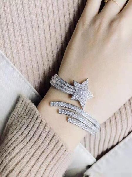europe and america fashion women bracelet bangle white gold plated full cz star bangle bracelet for girls women fashion jewelry gi3697705, Black
europe and america fashion women bracelet bangle white gold plated full cz star bangle bracelet for girls women fashion jewelry gi3697705, Black