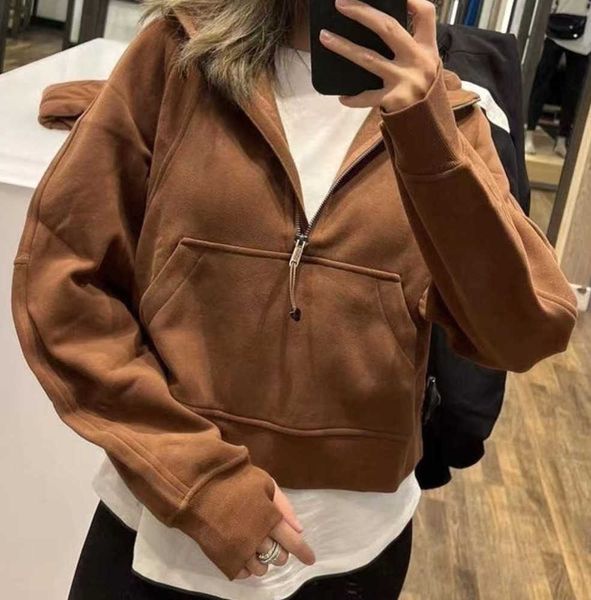 yoga hoodie jackets designers hoodies scuba womens thick lulus sports half zipper terry sweater cing autumn and wintertrends in design, Black
yoga hoodie jackets designers hoodies scuba womens thick lulus sports half zipper terry sweater cing autumn and wintertrends in design, Black
