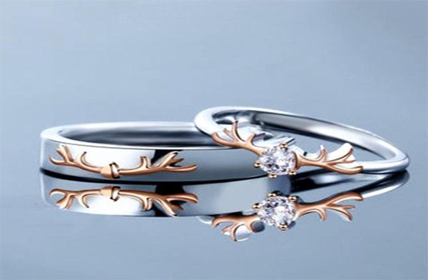 fashion elk horn ring for couple crystal zircon simple stylish design delicate anniversary gift love rings statement jewelry6181755, Silver
fashion elk horn ring for couple crystal zircon simple stylish design delicate anniversary gift love rings statement jewelry6181755, Silver