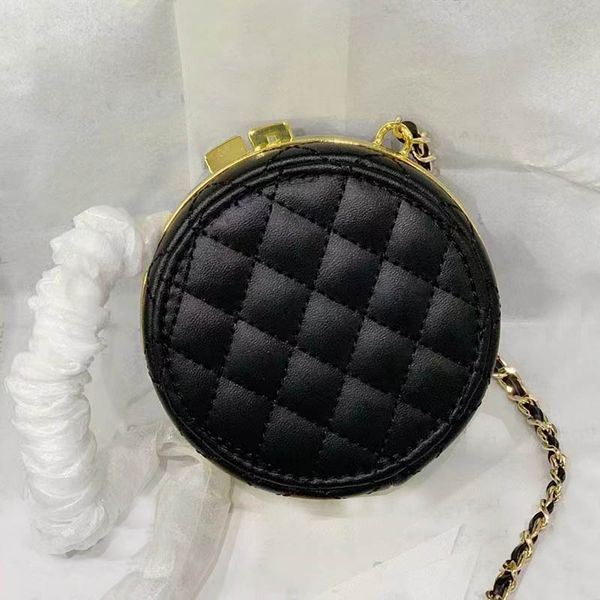 mini vintage women makeup bag leather metal stitching hardware quilted round cute fanny pack shoulder bag clutch with mirror suitcases luxur
mini vintage women makeup bag leather metal stitching hardware quilted round cute fanny pack shoulder bag clutch with mirror suitcases luxur
