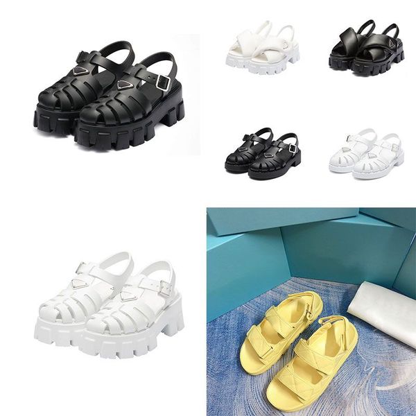 women foam rubber sandals prad monolith platform sandal soft lining leather concave convex sole triangle womens vintage beach shoes platform, Black
women foam rubber sandals prad monolith platform sandal soft lining leather concave convex sole triangle womens vintage beach shoes platform, Black