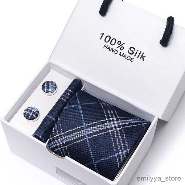 2pcs handkerchiefs 2023 new design tie for men silk tie handkerchief cufflink set necktie box blue plaid wedding accessories father day gift, Blue;white
2pcs handkerchiefs 2023 new design tie for men silk tie handkerchief cufflink set necktie box blue plaid wedding accessories father day gift, Blue;white