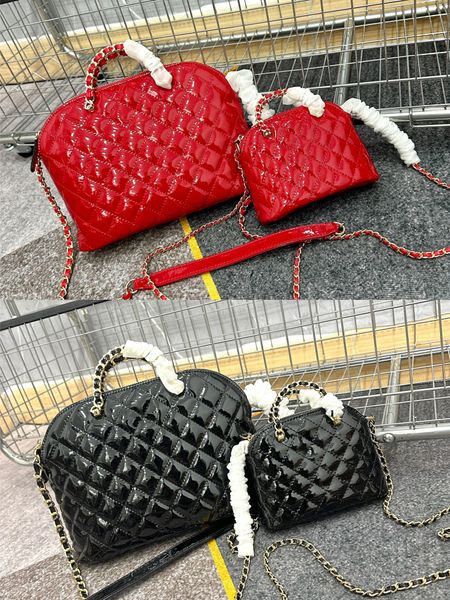 fashion cc bag shell bag large capacity glossy leather metal zipper opening for women's shoulder bag metal chain handle luxury diamond
fashion cc bag shell bag large capacity glossy leather metal zipper opening for women's shoulder bag metal chain handle luxury diamond