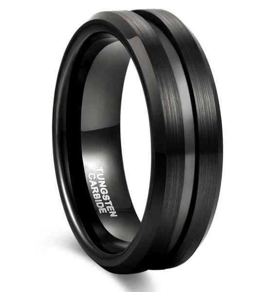 somen 8mm men ring classic pure black tungsten carbide ring brushed wedding band male engagement rings anel masculino y11281335349, Golden;silver
somen 8mm men ring classic pure black tungsten carbide ring brushed wedding band male engagement rings anel masculino y11281335349, Golden;silver