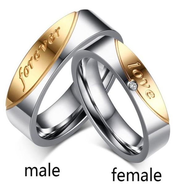 classic a pair of golden stainless steel forever love double couples promise rings 6 men and 5 mm women wedding bands set gif6167452, Silver
classic a pair of golden stainless steel forever love double couples promise rings 6 men and 5 mm women wedding bands set gif6167452, Silver