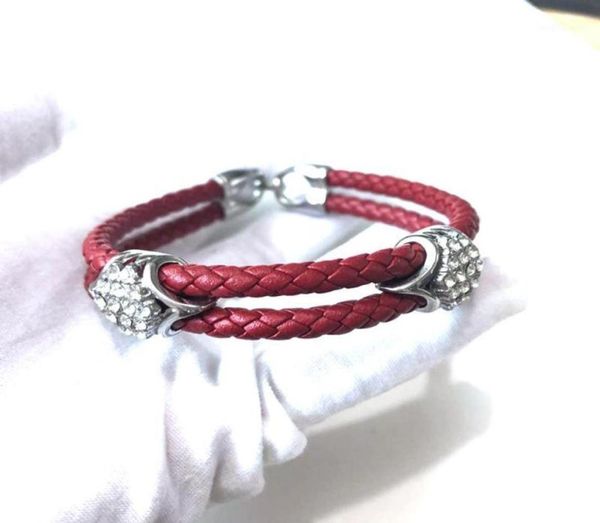 bangle fashion high polished stainless steel bracelet with white cz two layer cow 5mm leather bangle11060316, Black
bangle fashion high polished stainless steel bracelet with white cz two layer cow 5mm leather bangle11060316, Black