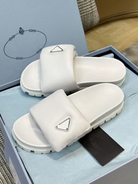 white black soft padded nappa sandals shoes embossed triangle rubber women bech slides lady slip on slippers streetwear walking
white black soft padded nappa sandals shoes embossed triangle rubber women bech slides lady slip on slippers streetwear walking