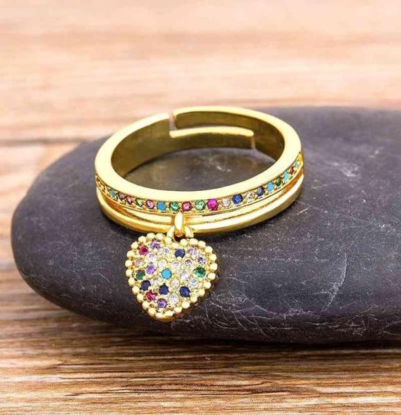2021 fashion 6 styles heart shaped rings for women gold color adjustable ring party wedding anniversary jewelry gift1672341, Silver
2021 fashion 6 styles heart shaped rings for women gold color adjustable ring party wedding anniversary jewelry gift1672341, Silver