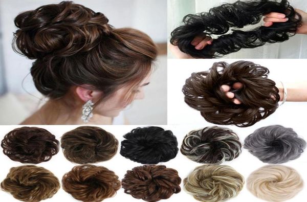 curly messy hair bun scrunchie chignon with elastic rubber band synthetic hair pieces for women black brown gray ponytails8138927
curly messy hair bun scrunchie chignon with elastic rubber band synthetic hair pieces for women black brown gray ponytails8138927