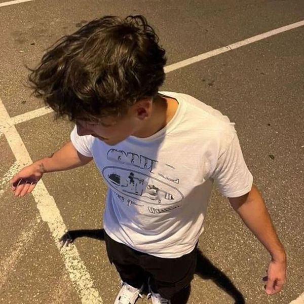 designer cortiz ship basic short sleeve american high street hip hop niche hipster brand crewneck cotton t-shirt men clothing, White;black
designer cortiz ship basic short sleeve american high street hip hop niche hipster brand crewneck cotton t-shirt men clothing, White;black