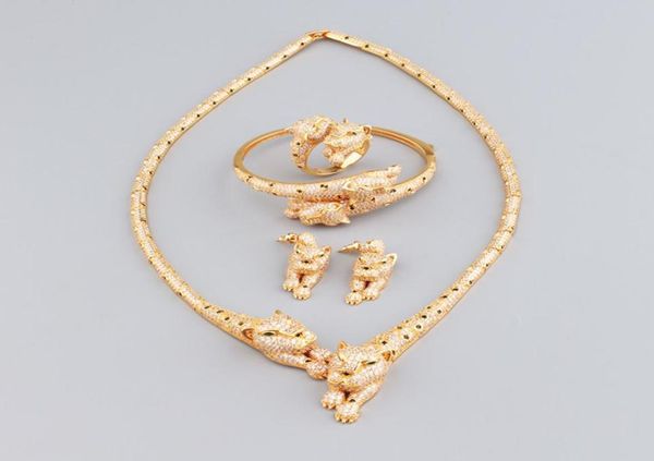 pure pearl new leopard lying bracelet and necklace set couple ring eardrop jewelry copperplated gold microinlaid onepiece start6588291, Golden;silver
pure pearl new leopard lying bracelet and necklace set couple ring eardrop jewelry copperplated gold microinlaid onepiece start6588291, Golden;silver