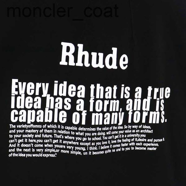 men's hoodies sweatshirts 2023 rhude t-shirt men women 1 1 high street casual fashion pure cotton street fashion spring summer t shirt, Black
men's hoodies sweatshirts 2023 rhude t-shirt men women 1 1 high street casual fashion pure cotton street fashion spring summer t shirt, Black