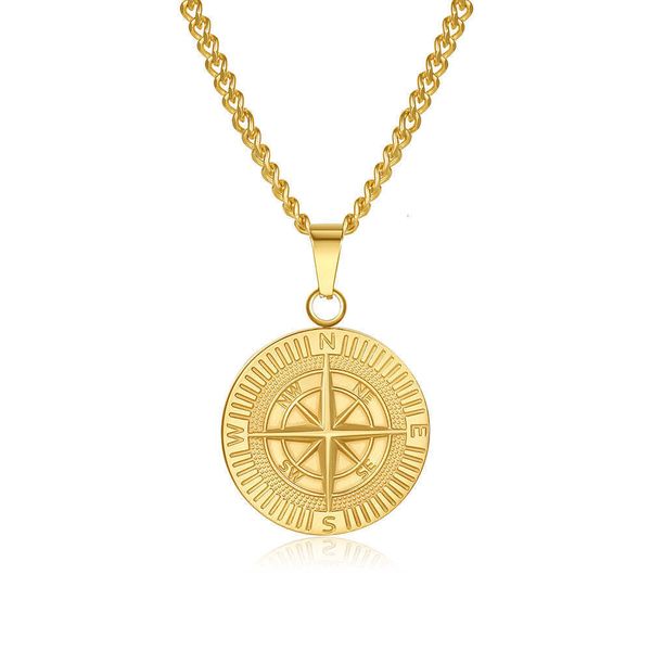 jewelry pendant necklace selling stainless steel compass punk style fadeless coin men's hip-hop, Black
jewelry pendant necklace selling stainless steel compass punk style fadeless coin men's hip-hop, Black