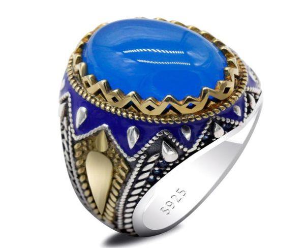 blue agate ring for men 925 sterling silver natural stone with enamel gorgeous crown rings for men women turkish jewelry gift5453607, Golden;silver
blue agate ring for men 925 sterling silver natural stone with enamel gorgeous crown rings for men women turkish jewelry gift5453607, Golden;silver