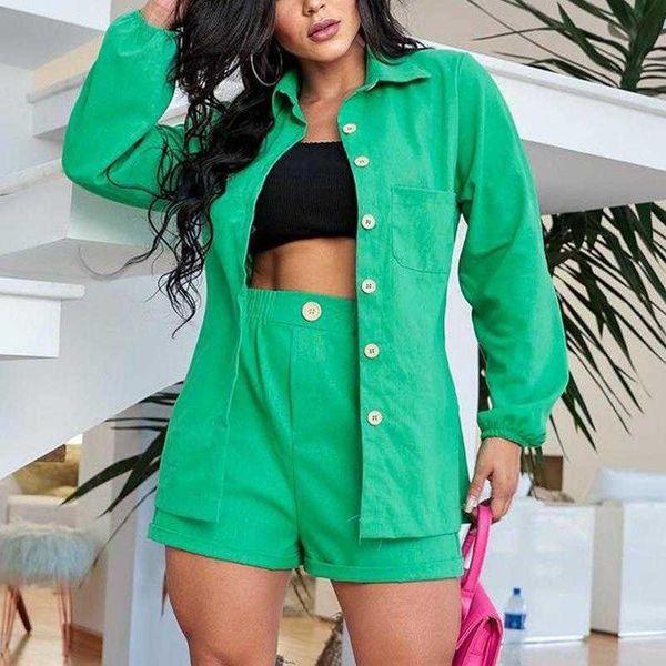 suit womens pants solid color long sleeved shirt spring and autumn loose elastic waist shorts two piece, White
suit womens pants solid color long sleeved shirt spring and autumn loose elastic waist shorts two piece, White