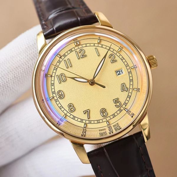 men's watch with new pot cover, sapphire mirror surface, imported calf leather strap and original 9015 automatic movement casual busine, Slivery;brown
men's watch with new pot cover, sapphire mirror surface, imported calf leather strap and original 9015 automatic movement casual busine, Slivery;brown