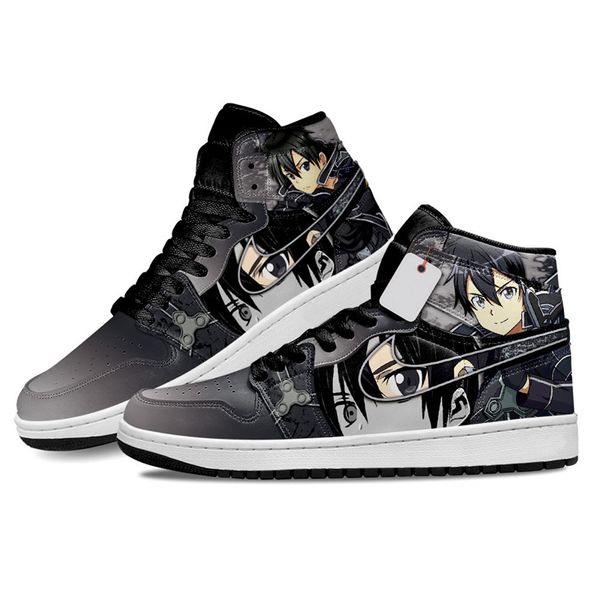 fashion casual shoes men women kirito anime running sneakers luxurious high rubber graffiti calfskin designer custom animes basketball shoes, Black
fashion casual shoes men women kirito anime running sneakers luxurious high rubber graffiti calfskin designer custom animes basketball shoes, Black