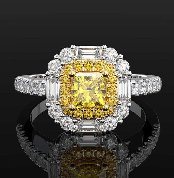 hbp fashion 2021 new luxury simulation 4 princess square yellow diamond zircon ring women039s jewelry8701376, Silver
hbp fashion 2021 new luxury simulation 4 princess square yellow diamond zircon ring women039s jewelry8701376, Silver