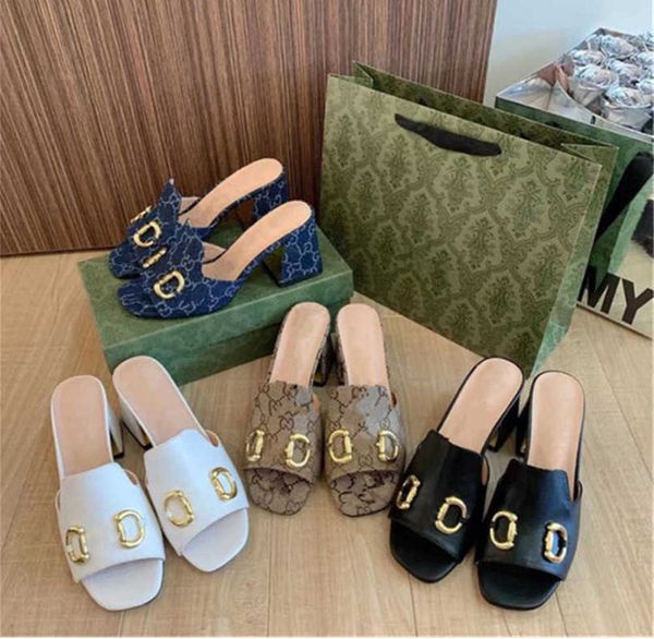 designer fashion women's sandals slippers leather thick heeled shoes 35-42 luxury atmosphere high quality, Black
designer fashion women's sandals slippers leather thick heeled shoes 35-42 luxury atmosphere high quality, Black