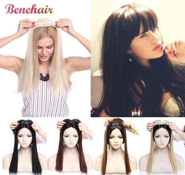 benehair clip in hair er long straight extension synthetic toupee piece for women fake with bangs 2202085292935, Black;brown
benehair clip in hair er long straight extension synthetic toupee piece for women fake with bangs 2202085292935, Black;brown