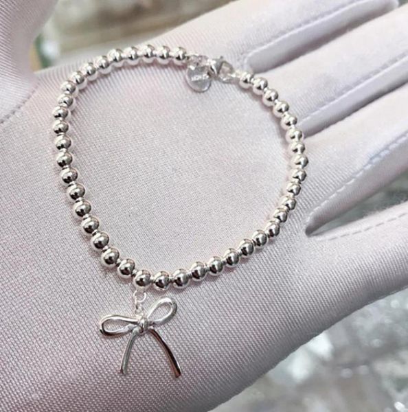 925 silver beaded strands fashion designer butterfly knok pendant bead bracelets jewelry for womens personalized trendy design sty2129120, Black
925 silver beaded strands fashion designer butterfly knok pendant bead bracelets jewelry for womens personalized trendy design sty2129120, Black