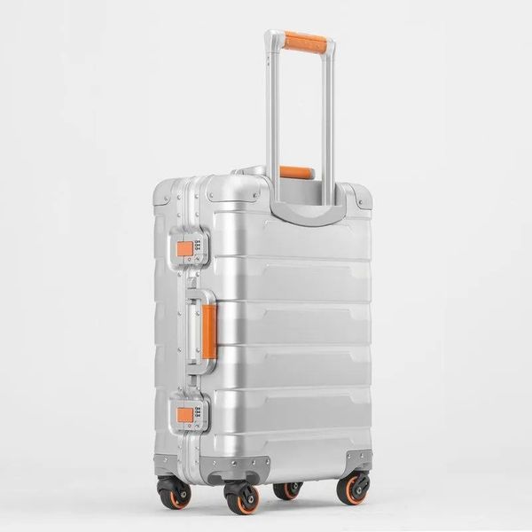 suitcases high-grade 100% aluminum-magnesium rolling luggage for boarding spinner travel suitcase wheels organizers storage box accessories, Black;red
suitcases high-grade 100% aluminum-magnesium rolling luggage for boarding spinner travel suitcase wheels organizers storage box accessories, Black;red