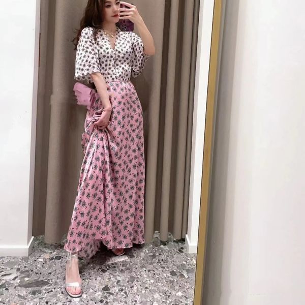 casual dresses -aje v-neck floral a-line dress midriff costume contrasting maxi dress for women, Black;gray
casual dresses -aje v-neck floral a-line dress midriff costume contrasting maxi dress for women, Black;gray