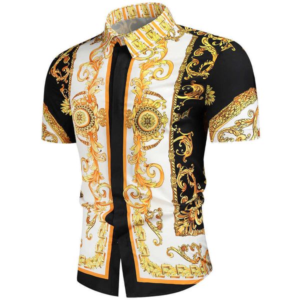 men's printed shirt short sleeve youth shirt men's 8-color c6042 unique style cultivation, White;black
men's printed shirt short sleeve youth shirt men's 8-color c6042 unique style cultivation, White;black
